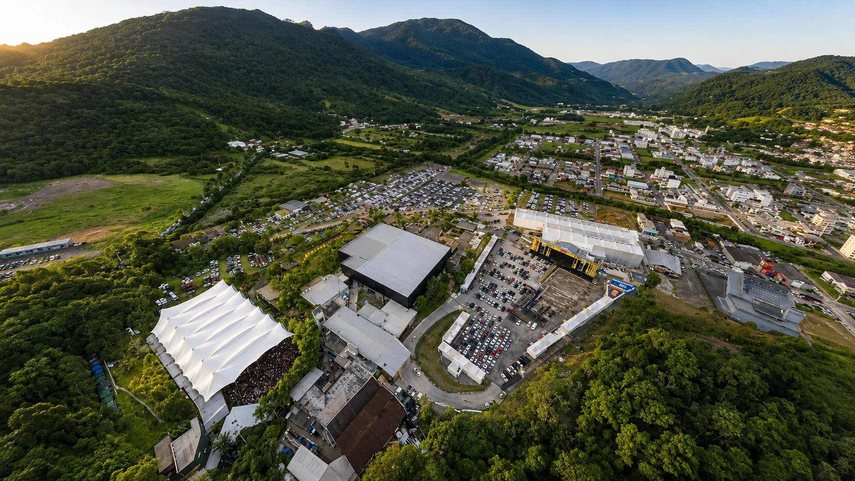 Localização do The Forest em Camboriú, Santa Catarina