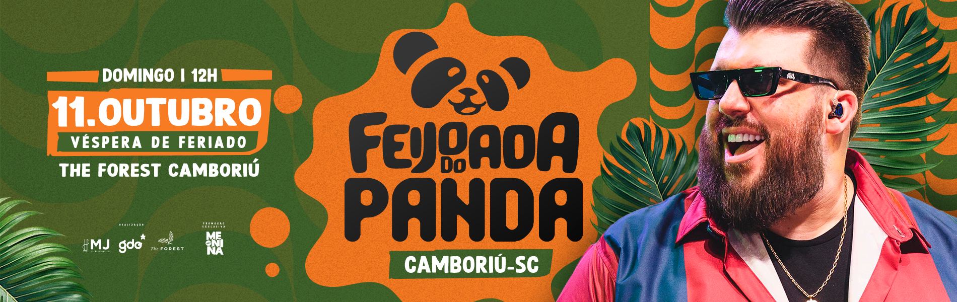Arte do evento Feijoada do Panda no The Forest